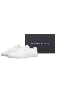 Tommy Hilfiger Th Foxing Sneaker Canvas White FW0FW09170 YBS (TH1477-a) sneakers