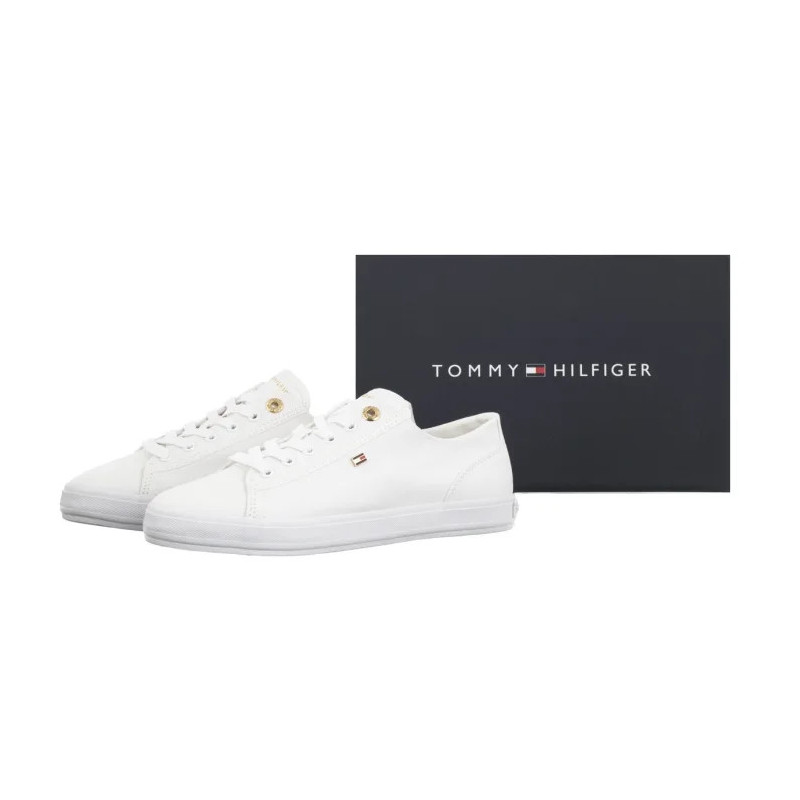 Tommy Hilfiger Th Foxing Sneaker Canvas White FW0FW09170 YBS (TH1477-a) sneakers