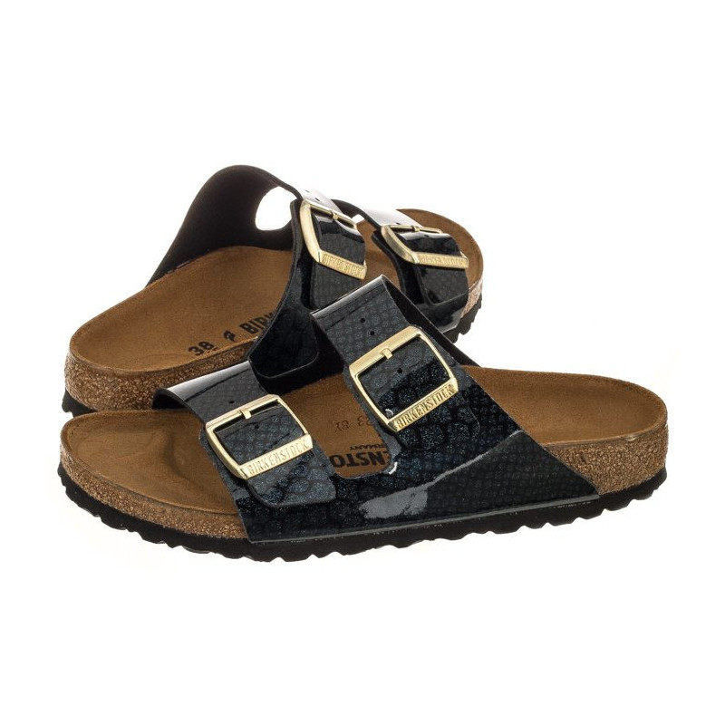 birkenstock arizona magic snake black