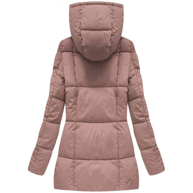 SHORT WINTER JACKET VINTAGE PINK (7750BIG) striukė