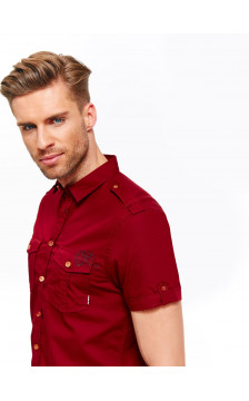 MEN'S SHIRT SHORT SLEEVE TOP SECRET marškiniai