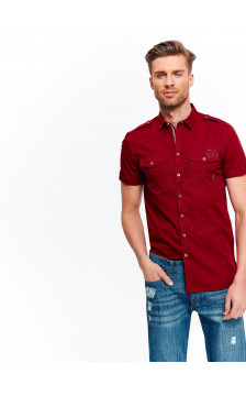 MEN'S SHIRT SHORT SLEEVE TOP SECRET marškiniai