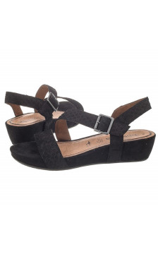 Tamaris Czarne 1-28303-26 001 Black (TM26-a) sandalai
