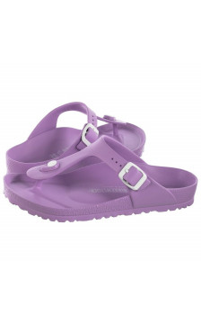 lavender plastic birkenstocks