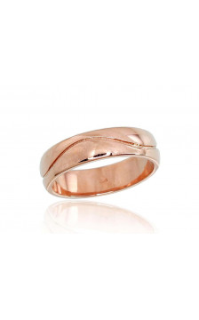 Gold wedding ring 1100101(Au-R), Red Gold 585°