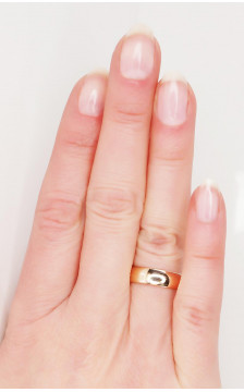 Gold wedding ring 1100271(Au-R), Red Gold 585°