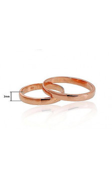 Gold wedding ring 1100542(Au-R), Red Gold 585°