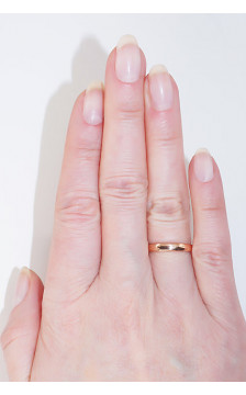 Gold wedding ring 1100542(Au-R), Red Gold 585°