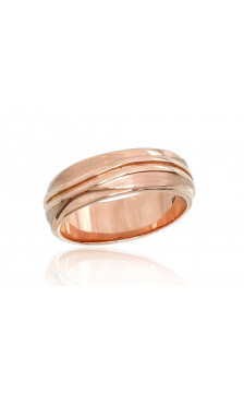 Gold wedding ring 1100545(Au-R), Red Gold 585°