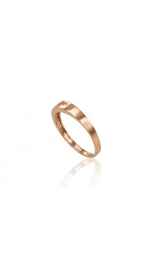 Gold ring 1100830(Au-R)_CZ, Red Gold 585°, Zirkons