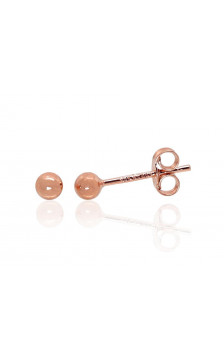 Gold classic studs earrings 1201236(Au-R), Red Gold 585°