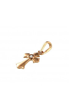 Gold pendant 1300176(Au-R)_CZ, Red Gold 585°, Zirkons