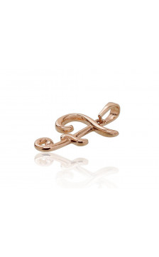 Gold pendant 1300577(Au-R), Red Gold 585°