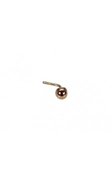 Gold piercing for nose 1930012(Au-R), Red Gold 585°