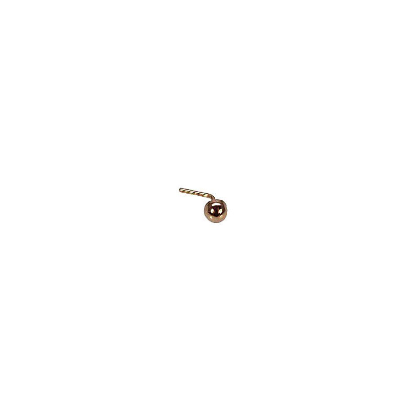 Gold piercing for nose 1930012(Au-R), Red Gold 585°