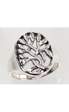 Silver ring 2100721(POx-Bk), Silver 925°, oxide (Plating)