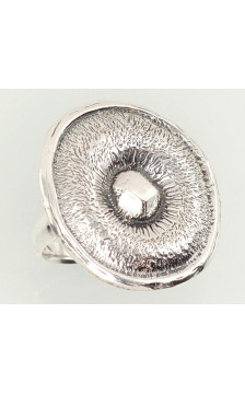 Silver ring 2101186(POx-Bk), Silver 925°, oxide (Plating)