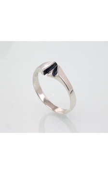 Silver ring 2101389(POx-Bk), Silver 925°, oxide (Plating)