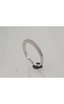 Silver ring 2101479(PRh-Gr)_CZ, Silver 925°, Rhodium (Plating), Zirkons