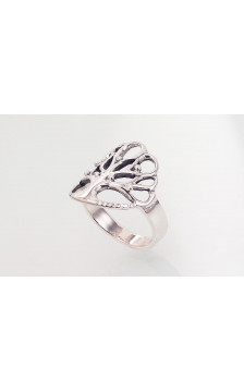 Silver ring 2101598(POx-Bk), Silver 925°, oxide (Plating)