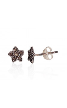 Silver stud earrings 2203329(POx-Bk), Silver 925°, oxide (Plating)