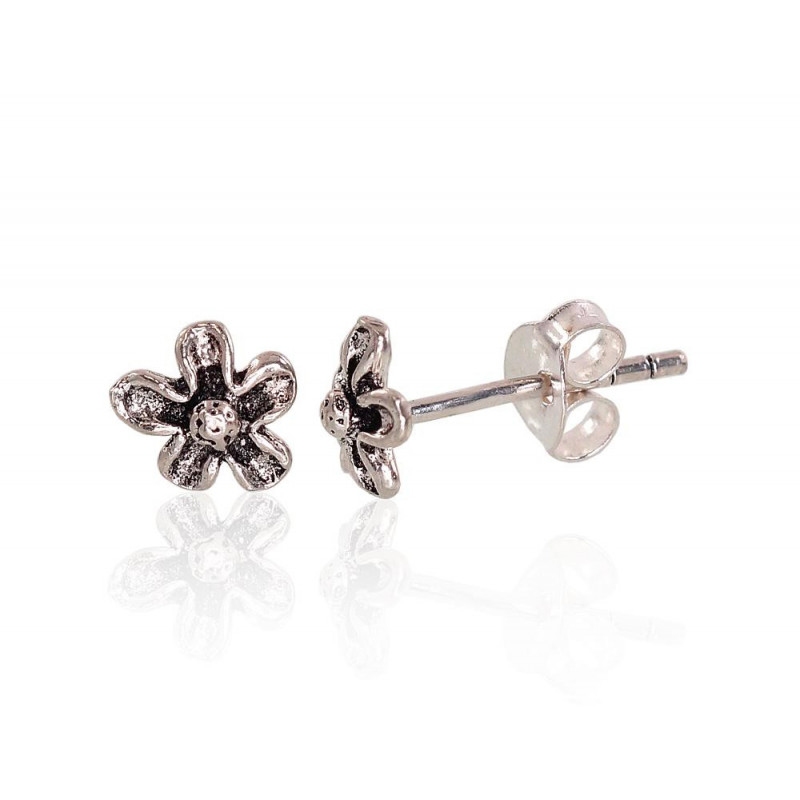 Silver stud earrings 2203343(POx-Bk), Silver 925°, oxide (Plating)