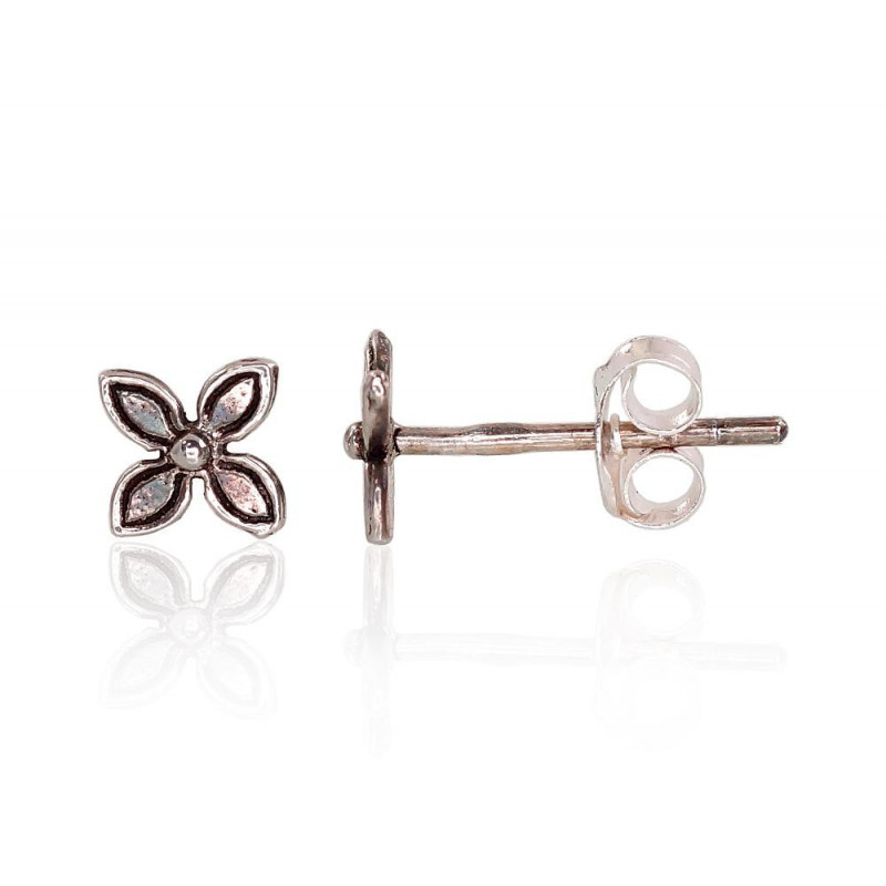 Silver stud earrings 2203346(POx-Bk), Silver 925°, oxide (Plating)