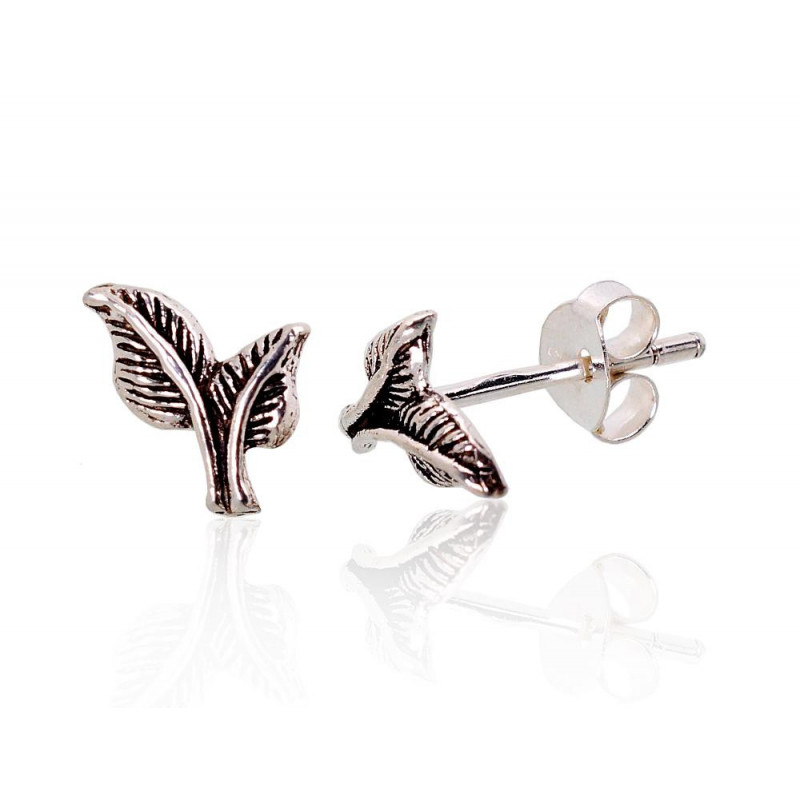 Silver stud earrings 2203351(POx-Bk), Silver 925°, oxide (Plating)