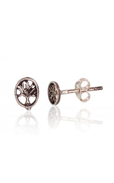 Silver stud earrings 2203352(POx-Bk), Silver 925°, oxide (Plating)