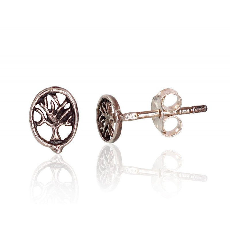 Silver stud earrings 2203352(POx-Bk), Silver 925°, oxide (Plating)