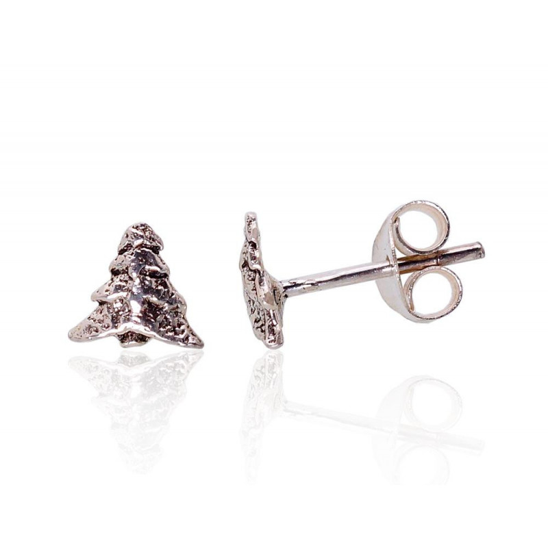 Silver stud earrings 2203353(POx-Bk), Silver 925°, oxide (Plating)