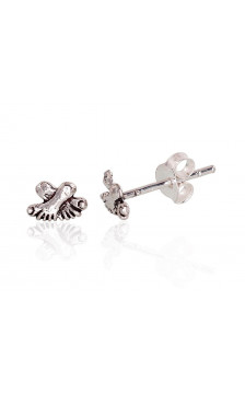 Silver stud earrings 2203432(POx-Bk), Silver 925°, oxide (Plating)