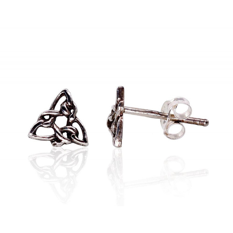 Silver stud earrings 2203437(POx-Bk), Silver 925°, oxide (Plating)