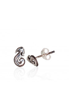 Silver stud earrings 2203438(POx-Bk), Silver 925°, oxide (Plating)