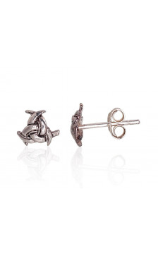 Silver stud earrings 2203439(POx-Bk), Silver 925°, oxide (Plating)