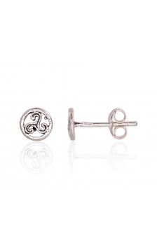 Silver stud earrings 2203444(POx-Bk), Silver 925°, oxide (Plating)