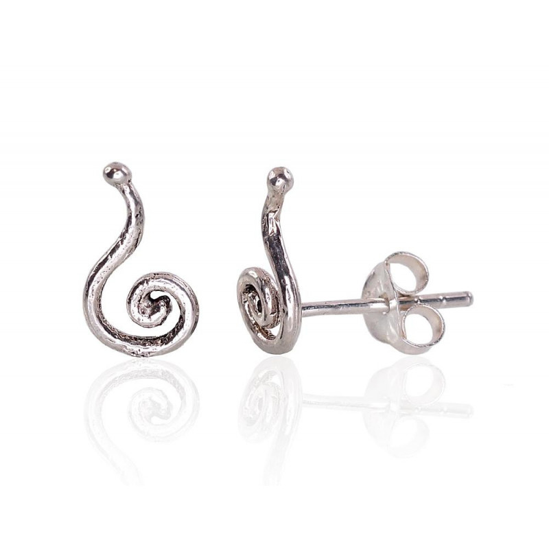 Silver stud earrings 2203451(POx-Bk), Silver 925°, oxide (Plating)
