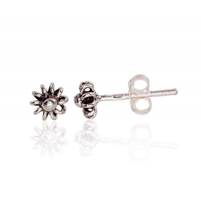 Silver stud earrings 2203455(POx-Bk), Silver 925°, oxide (Plating)
