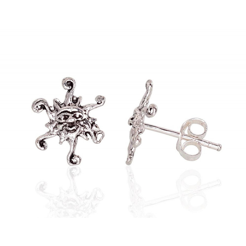 Silver stud earrings 2203467(POx-Bk), Silver 925°, oxide (Plating)