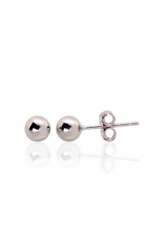 Silver stud earrings 2203473(PRh-Gr), Silver 925°, Rhodium (Plating)