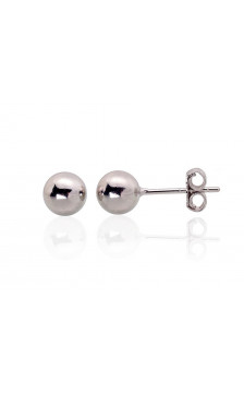 Silver stud earrings 2203474(PRh-Gr), Silver 925°, Rhodium (Plating)