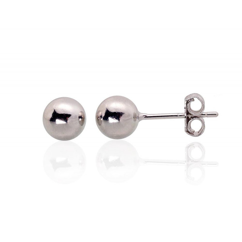 Silver stud earrings 2203474(PRh-Gr), Silver 925°, Rhodium (Plating)