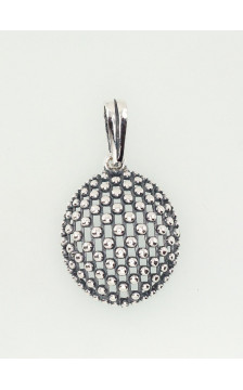Silver pendant 2301276(POx-Bk), Silver 925°, oxide (Plating)