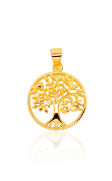 Silver pendant 2301627(PAu-Y), Silver 925°, yellow gold (Plating)