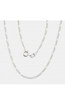 Silver chain Figaro 1,8 mm , diamond cut 2400052, Silver 925°