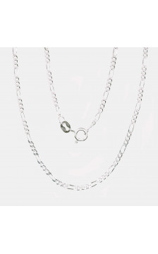 Silver chain Figaro 2 mm , diamond cut 2400054, Silver 925°