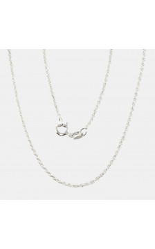 Silver chain Rope 1,3 mm 2400055, Silver 925°