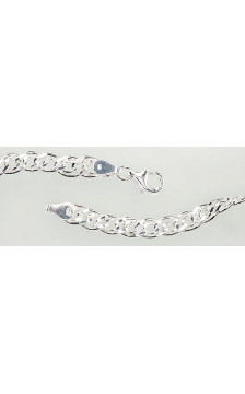 Silver chain Mona Liza 6 mm , diamond cut 2400106, Silver 925°