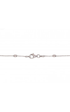 Silver necklace 2500117(PRh-Gr), Silver 925°, Rhodium (Plating)