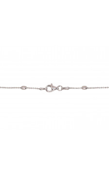 Silver necklace 2500118(PRh-Gr), Silver 925°, Rhodium (Plating)